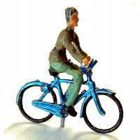 F203 Bicycle and Riding Figure Unpainted Kit OO Scale 1:76 
