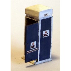 F205ap Painted RAC Box (incl 50or 70's artwork)OO Scale 1:76