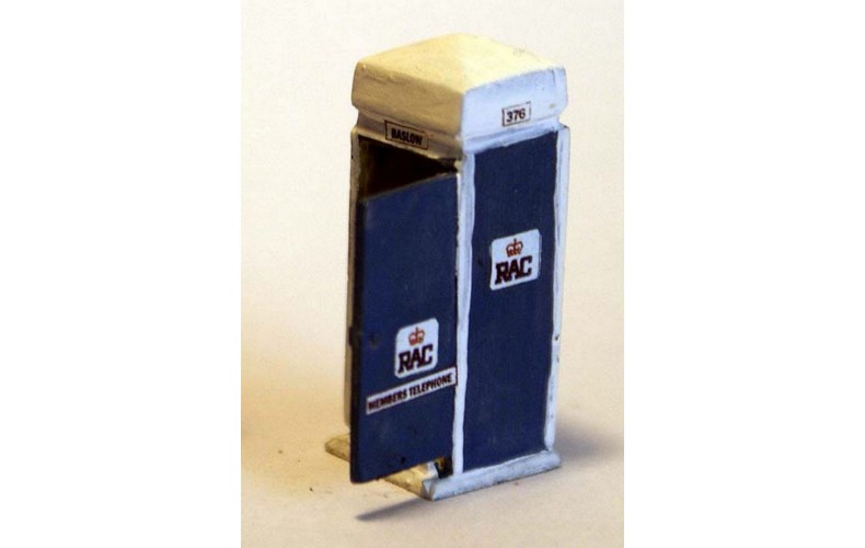 F205ap Painted RAC Box (incl 50or 70's artwork)OO Scale 1:76