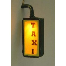 F230 Illuminated taxi,hairdresser,fish & chip sign Unpainted Kit OO Scale 1:76