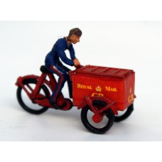 F246 Royal Mail Tricycle and Box incl transfers Unpainted Kit OO Scale 1:76 