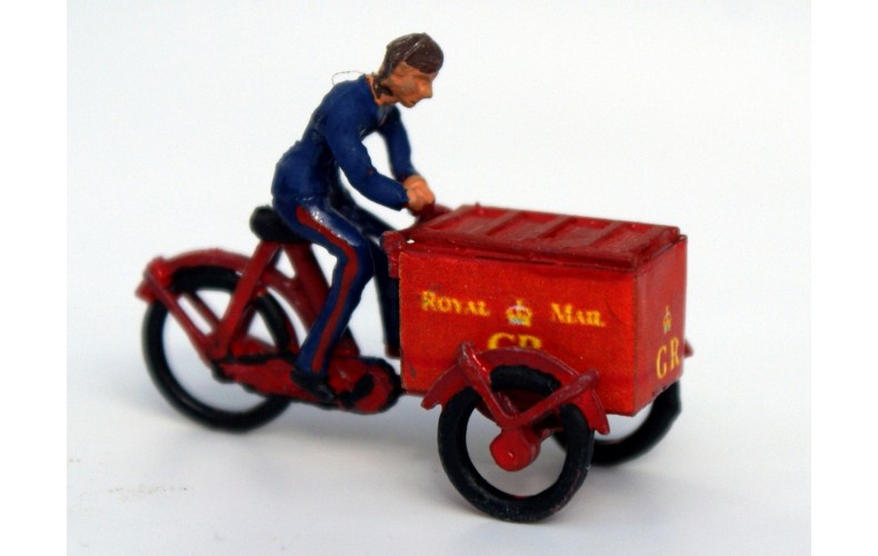 F246 Royal Mail Tricycle and Box incl transfers Unpainted Kit OO Scale 1:76 