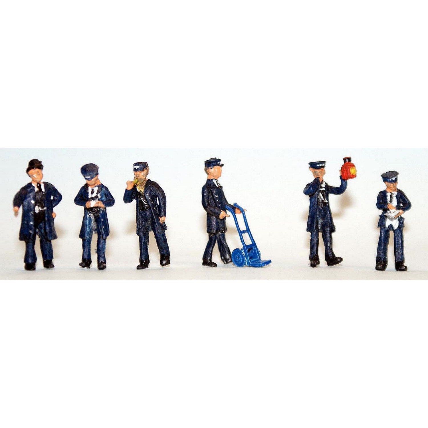 6 1950 s Station figs guards fat controller porter etc