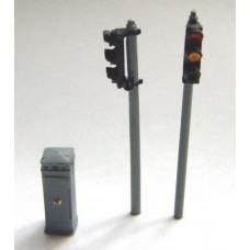 F28p Painted Single Head Traffic Light OO Scale 1:76