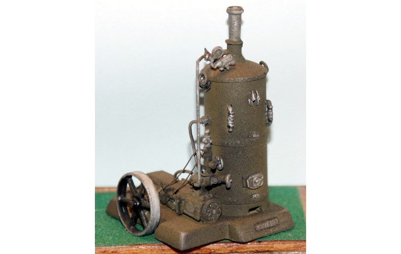 F291 Vertical Boiler & Steam Water pump/flywheel F291 Unpainted Kit OO Scale 1:76