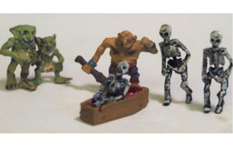 F307 That’s Weird Skeletons, Orcs and Goblins Unpainted Kit OO Scale 1:76 