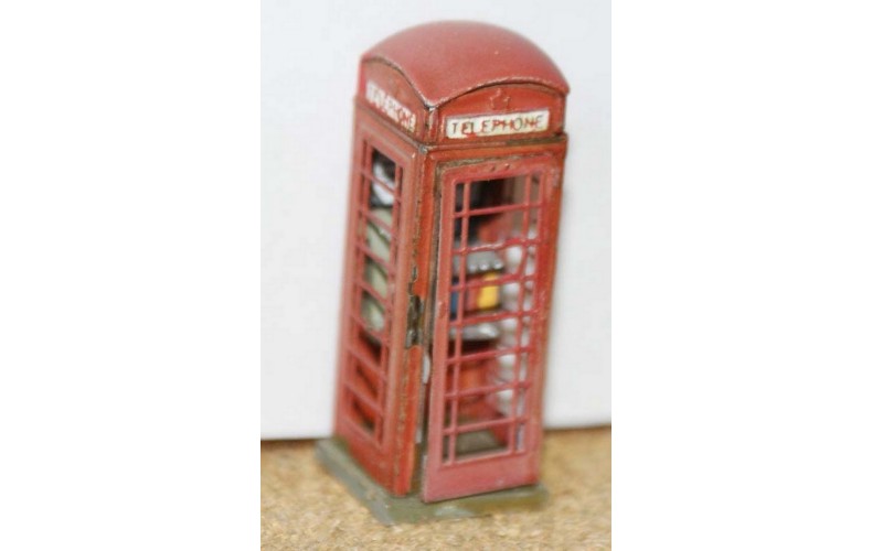 F31 Telephone box. Series 6. 1936 on F31 Unpainted Kit OO Scale 1:76