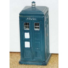 F33p Painted Police Telephone box (resin) OO Scale 1:76