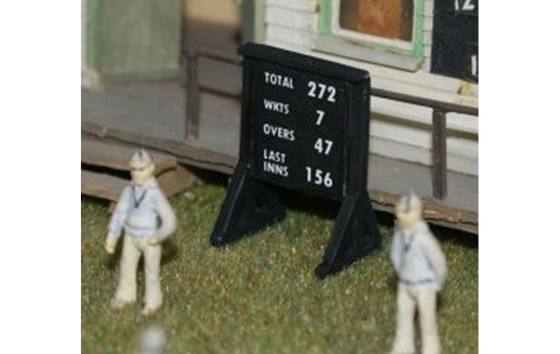 F35c NEW Cricket Portable Scoreboard F35c Unpainted Kit OO Scale 1:76