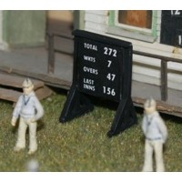 F35cp Painted Cricket Score Board OO Scale 1:76