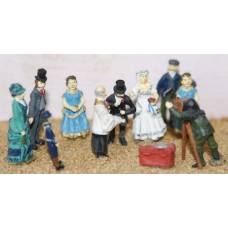 F38 Victorian Wedding Party Unpainted Kit OO Scale 1:76 