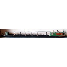 F4b 72ft Canalboat with Coal/Agregate load Open (OO scale 1/176th)