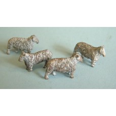 F58 4 Standing Sheep F58 Unpainted Kit OO Scale 1:76