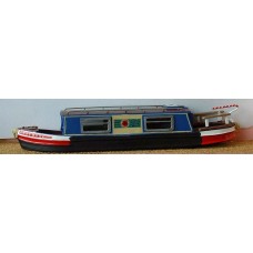 F5b 35ft Holiday Canal Boat Resin Body Unpainted Kit OO Scale 1:76