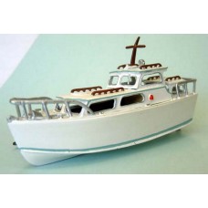 F5e 26ft Cabin Cruiser Waterline Unpainted Kit OO Scale 1:76