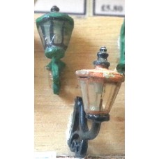 F80 Octagonal Wall Lamps x 4 Unpainted Kit OO Scale 1:76