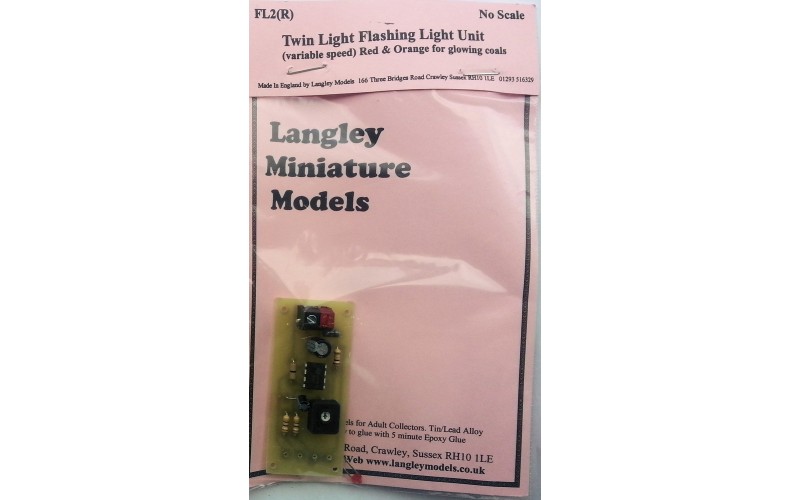 Flickering light burning red/orange led FL2R