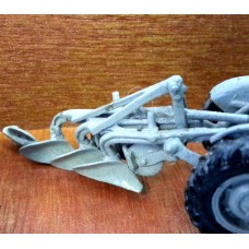 G159 Plough - 3 furrow (for farm tractors) Unpainted Kit OO Scale 1:76
