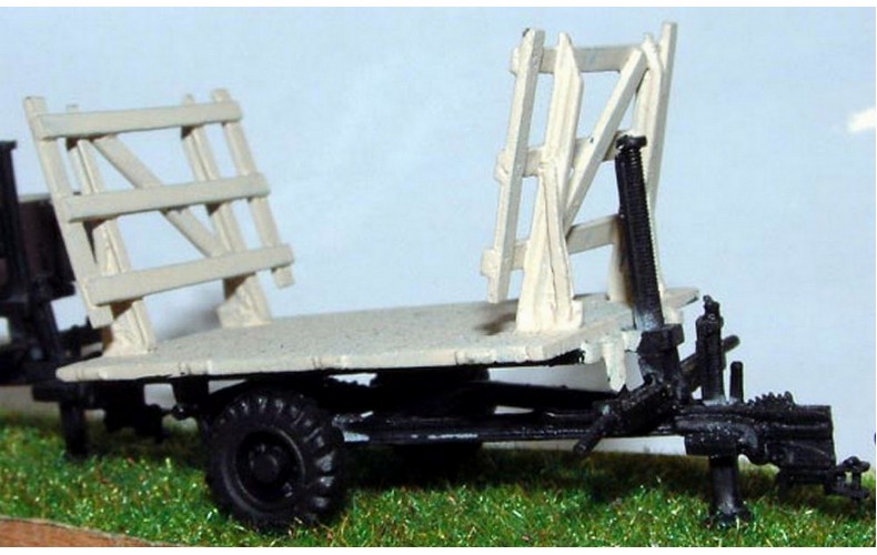 G159b 3t Tasker Tipping Trailer(Harvest boards) Unpainted Kit OO Scale 1:76