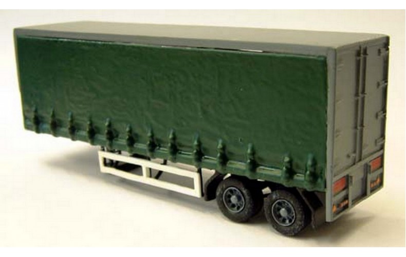 G163 Curtain Sider trailer 1980's Unpainted Kit OO Scale 1:76