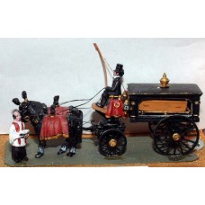 G18 Victorian horse drawn Hearse Unpainted Kit OO Scale 1:76