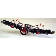 G190 Fowler 6 furrow anti-balance plough Unpainted Kit OO Scale 1:76