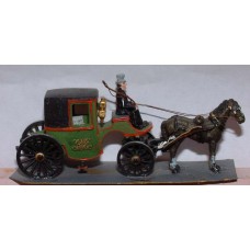 G19-G20 Brougham - single or twin horse Unpainted Kit OO Scale 1:76