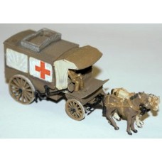 G30 NEW Covered Ambulance Wagon circ 1900 Unpainted Kit OO Scale 1:76