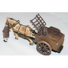 G31 NEW Horse Drawn Farm Hay cart Unpainted Kit OO Scale 1:76