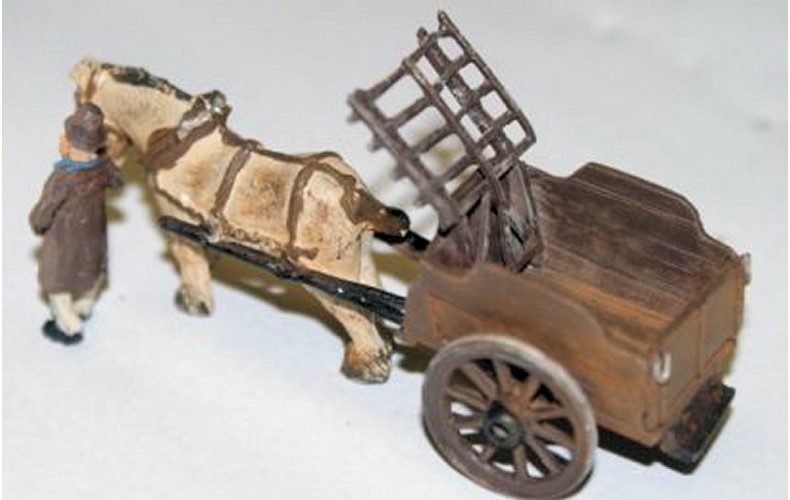G31 NEW Horse Drawn Farm Hay cart Unpainted Kit OO Scale 1:76