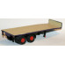 G59 26ft Tandem axle flat trailer 1950's Unpainted Kit OO Scale 1:76