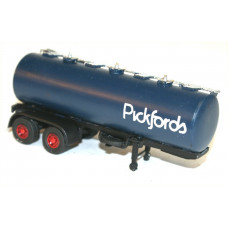 G60 Round bulk tanker trailer 1950's Unpainted Kit OO Scale 1:76