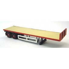 G6a Scammell 34ft flatbed trailer Unpainted Kit OO Scale 1:76