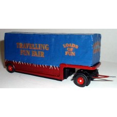 G79 Canvas' covered Heavy Haulage trailer Unpainted Kit OO Scale 1:76
