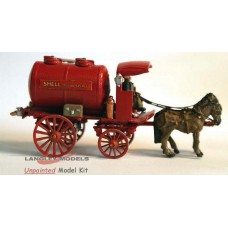 G7 Horse Drawn Tanker (milk or fuel artwork) Unpainted Kit OO Scale 1:76