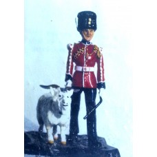 GB16 Royal Welsh Fusilier with Goat Mascot GB16 Unpainted Kit 54mm Scale