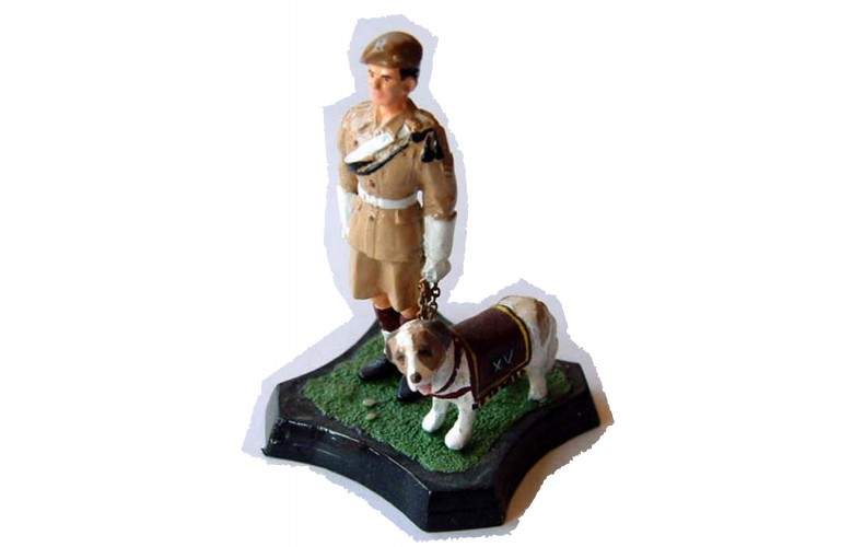 GB2p East Yorkshire Dog Corporal & St. Bernard GB2p Painted Model 54mm Scale