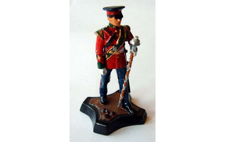 GB9p Worcester & Sherwood Foresters Drum Major GB9p Painted Model 54mm Scale