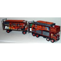 G91 Foden DG d/d dodgem lorry & d/d trailer Unpainted Kit OO Scale 1:76