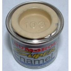 PP103 Humbrol Enamel Matt Paint Tinlet 14ml Code: 103 Cream