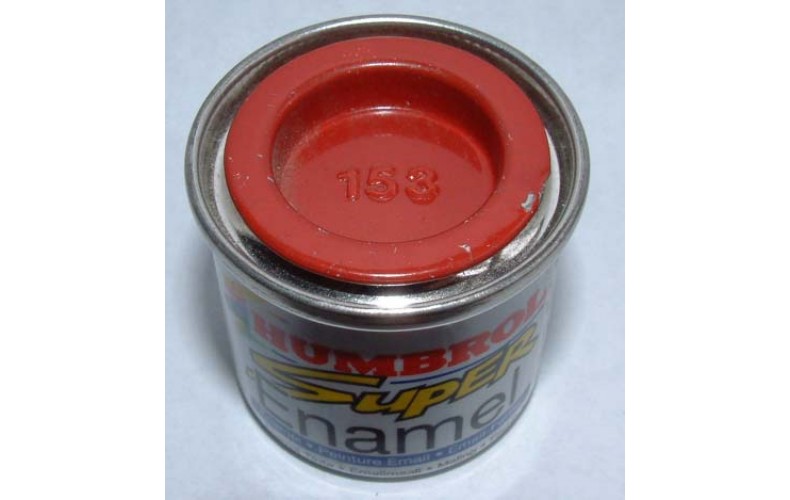 PP153 Humbrol Enamel Matt Paint Tinlet 14ml Code: 153 Crimson