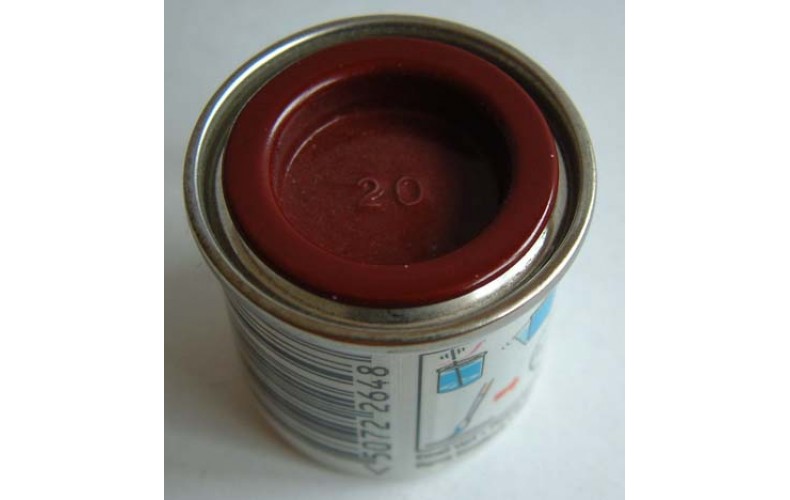 PP20 Humbrol Enamel Gloss Paint Tinlet 14ml Code: 20 Crimson