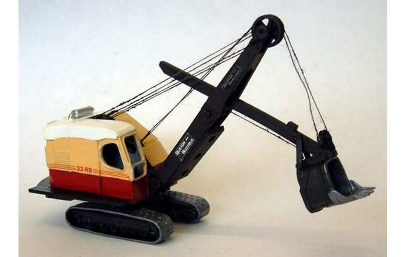 HO1a 22-RB Face Shovel Crane '55 on Unpainted Kit OO Scale 1:76