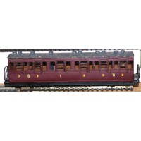 J11 Festiniog 1st/3rd Coach No. 17 or 18 Unpainted Kit OO Scale 1:76