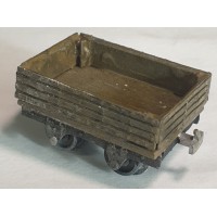 J28 Mining Ore Wooden Sided Wagon ( OO9 Scale 1/76th)