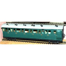 OP6 L.& B. 3rd Class Brake coach (& seats) OP6 Unpainted Kit O Scale 1:43