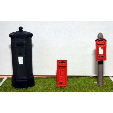 L1p Painted Victorian Pillar Boxes (O Scale 1/43rd)