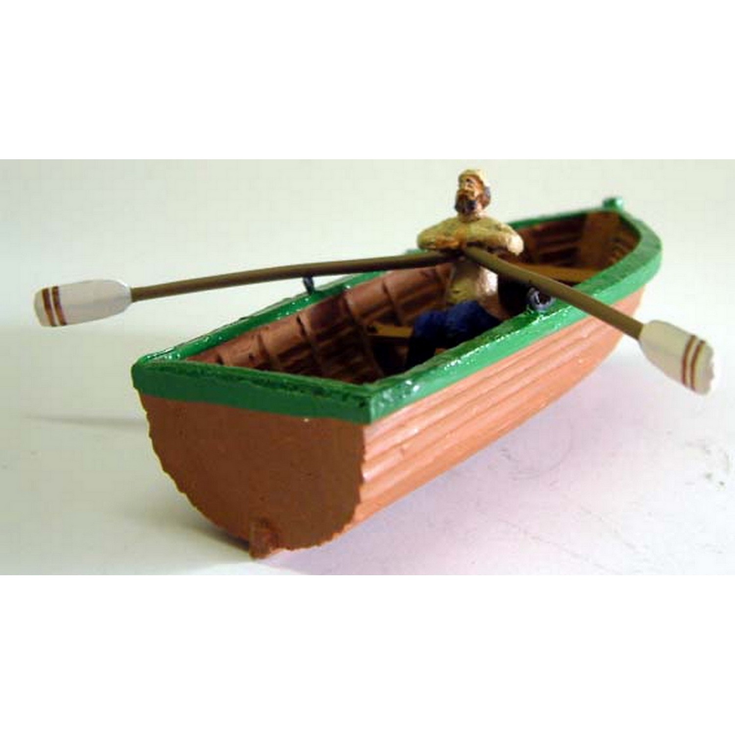 Rowing Boat & Fisherman O gauge model Langley L34 