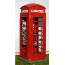 L3 Telephone Box series 6 1936 to present Unpainted Kit O Scale 1:43