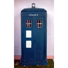 L5 Police Telephone box Unpainted Kit O Scale 1:43